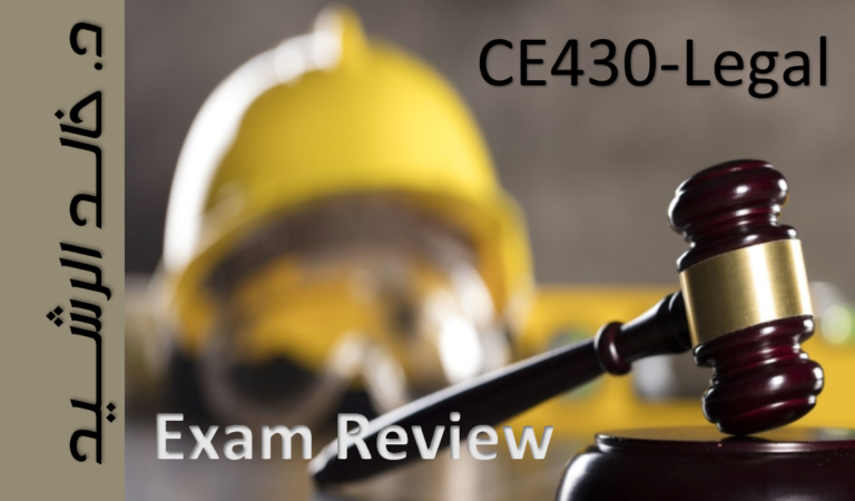 430KR1 Legal Aspects Review Part 1